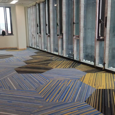 Chambre commerciale Plush Imprimé Carpet de luxe Carreaux 50x50 60.96x60.96 Carreaux Carpet d'hôtel