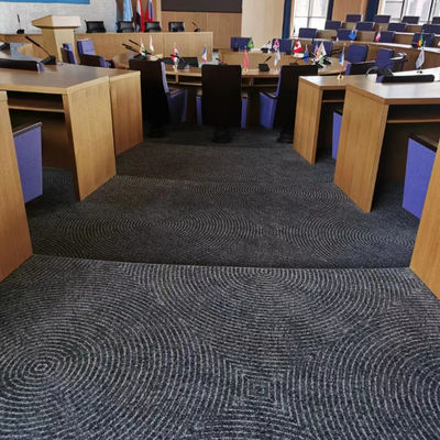 60.96cm*60.96cm Commercial Office Plush Imprimé Hôtel de luxe Carpet de tuiles pour les espaces publics