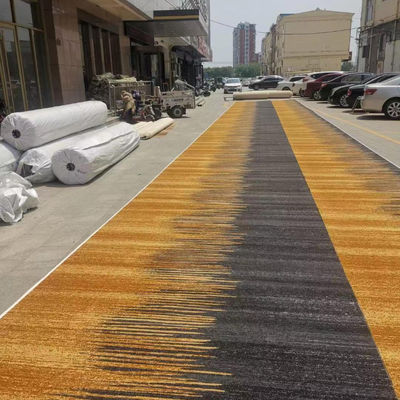 Tapeau de concepteur personnalisé en laine/soie tordu à la main rembourré pour salon en tapis de luxe