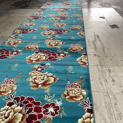 Décoration de l'église et de la mosquée musulmane Paroi à paroi Prière tapis en rouleau à texture douce