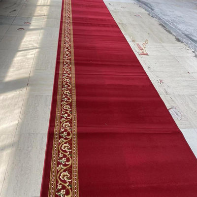 Antimicrobien Rectangle Mosquée Rouleau de tapis de prière pour l'installation mur à mur