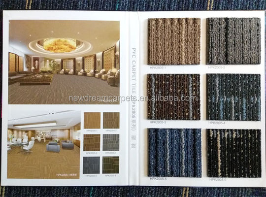 Carpet de bureau en PP/nylon carreaux 50x50 en boucle en pile Carpet modulaire US 2,5-20 / mètre carré