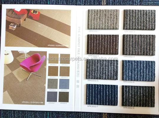 Carpet de bureau en PP/nylon carreaux 50x50 en boucle en pile Carpet modulaire US 2,5-20 / mètre carré