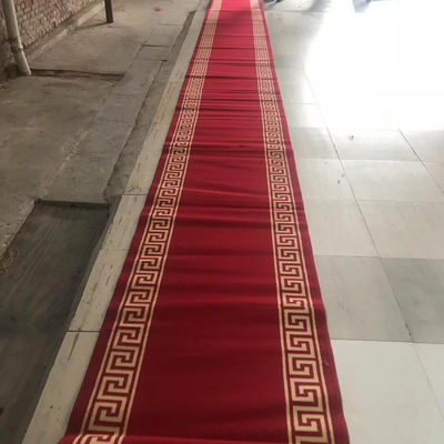 Style de mosquée Rectangle musulman mur à mur tapis en rouleau pour l'espace de prière plancher