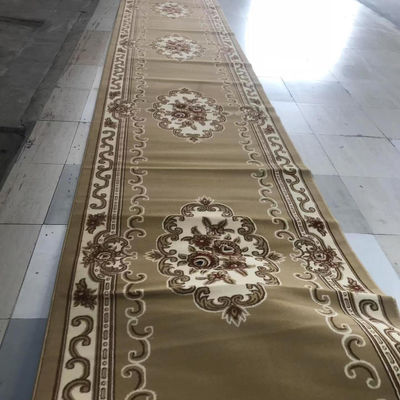 Style de mosquée Rectangle musulman mur à mur tapis en rouleau pour l'espace de prière plancher
