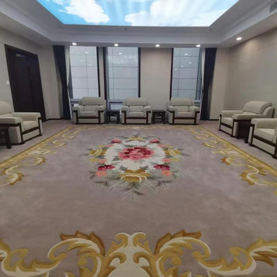 Tapis à l'axe touffue Tapis mural pour salle de bal d'hôtel