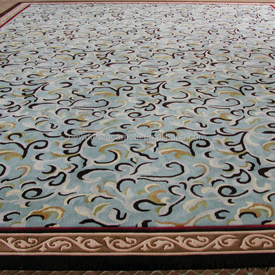 Tapis en viscose touffé à la main pour chambre d'hôtel et service d'appel à tout moment