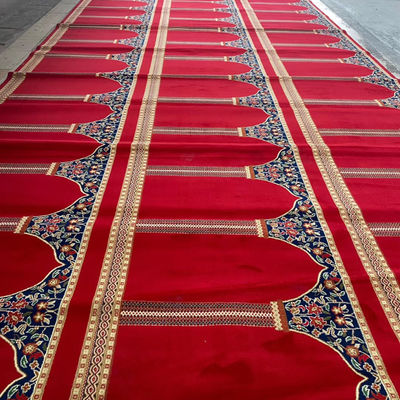 Mat de prière confortable Tapis de mosquée avec un motif de patchwork fabriqué à la machine