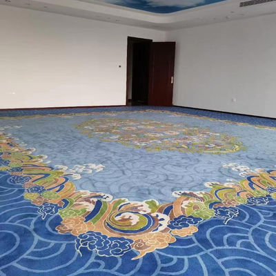 Tapis de haute qualité à motifs floraux faits à la main Tapis en laine de Zélande pour hôtel 5 étoiles