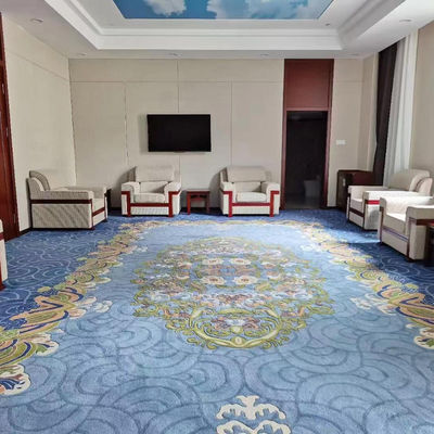 Tapis de haute qualité à motifs floraux faits à la main Tapis en laine de Zélande pour hôtel 5 étoiles