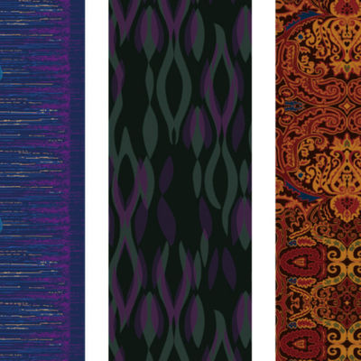 Tapis en nylon tufté mur à mur pour le couloir ouest dans un design coloré