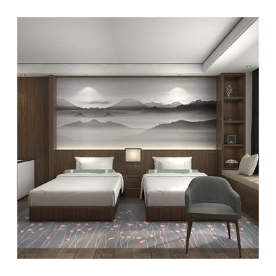 Tapeau d'impression personnalisé de style moderne Matériau en nylon pour tapis mural d'hôtel