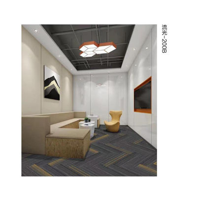 Carreaux de tapis en nylon en boucle amovibles et durables pour les milieux d'affaires