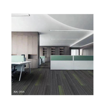 Carreaux de tapis en nylon en boucle amovibles et durables pour les milieux d'affaires