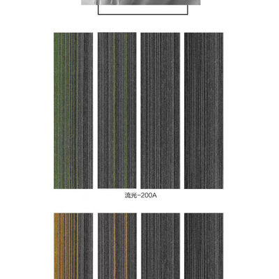 Carreaux de tapis en nylon en boucle amovibles et durables pour les milieux d'affaires