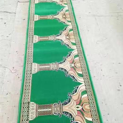 Tapis de prière en nylon musulman tapis à l'impression en rouleau tapis de mosquée avec un style simple