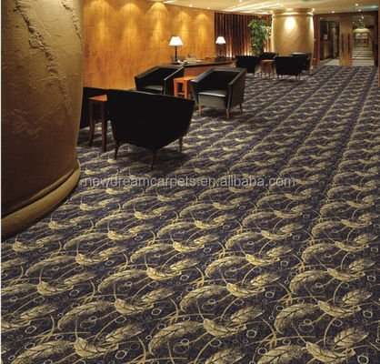 Stock 20% Nylon 80% laine tapis Axminster tissé cinq étoiles