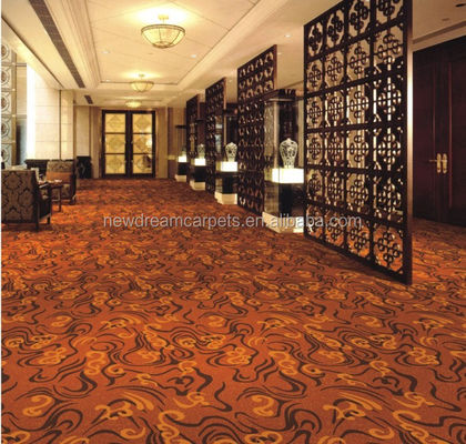 Stock 20% Nylon 80% laine tapis Axminster tissé cinq étoiles