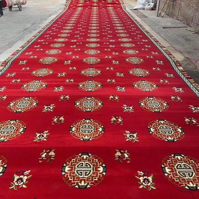 Rouleau de tapis de mosquée lavable à la machine ou à la main de n'importe quelle couleur pour la prière murale à murale