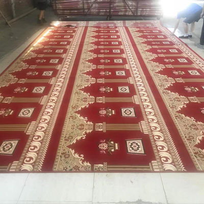 100% de polypropylène moulin à moquette pour la prière mur à mur dans la décoration de la mosquée