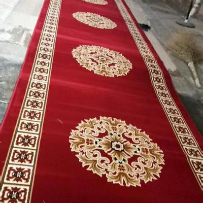 100% de polypropylène moulin à moquette pour la prière mur à mur dans la décoration de la mosquée