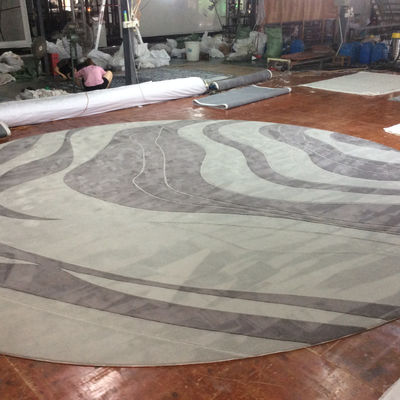 Doux et durable 100% laine tapis de soie faits à la main tapis de pile hauteur 9-17mm