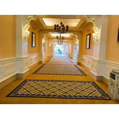 Tapis d'impression personnalisés en nylon à 100% dans un style de design moderne pour les chambres commerciales dans les hôtels