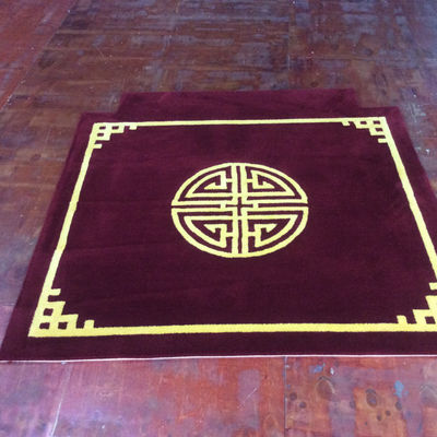 Doux et durable 100% laine tapis de soie faits à la main tapis de pile hauteur 9-17mm