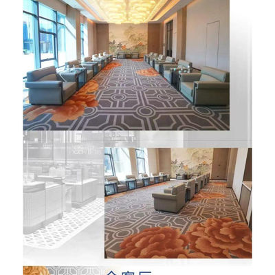 Tapis d'impression personnalisés en nylon à 100% dans un style de design moderne pour les chambres commerciales dans les hôtels