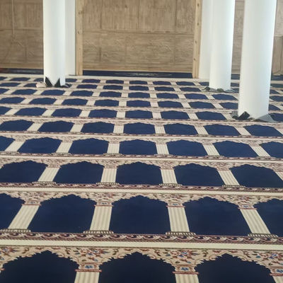 8 mm de hauteur de pile anti-dérapant moquette de la mosquée en rouleau de conception pour la mosquée du Pakistan