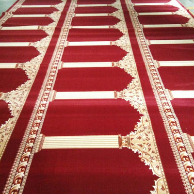 8 mm de hauteur de pile anti-dérapant moquette de la mosquée en rouleau de conception pour la mosquée du Pakistan