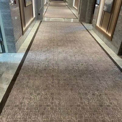 Tapis d'impression personnalisés en nylon à motifs floraux pour la décoration d'hôtel de style design moderne