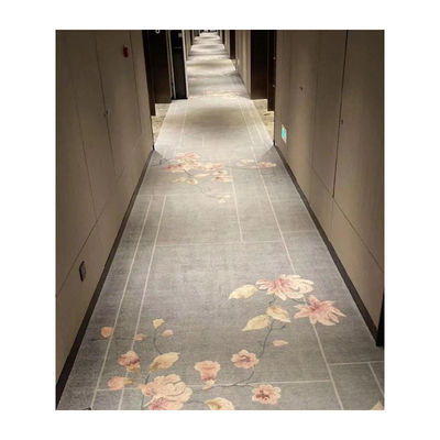 Tapis d'impression personnalisés en nylon à motifs floraux pour la décoration d'hôtel de style design moderne
