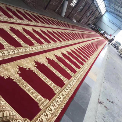Rouleau de tapis de mosquée de style moderne de 4 m de largeur du Pakistan avec design