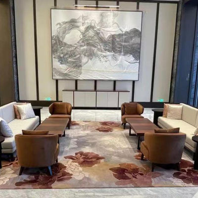 Design moderne tapis d'impression sur mesure en nylon pour bâtiments commerciaux