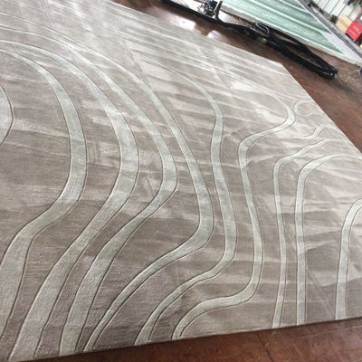 Tapis de finition personnalisé fait à la main pour le salon d'hôtel dans n'importe quelle couleur