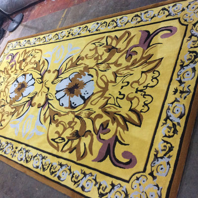 Tapis de finition personnalisé fait à la main pour le salon d'hôtel dans n'importe quelle couleur