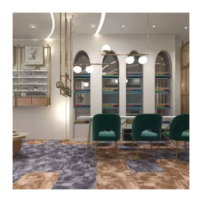 Support non tissé 60.96x60.96 Carreaux de tapis amovibles de luxe pour tapis modulaires de bureau