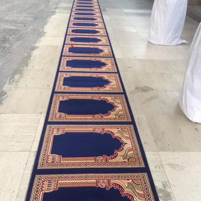 Rectangle Axminster Modèles personnalisés 4*25 Rouleaux Tapis personnalisés pour tapis de prière de mosquée