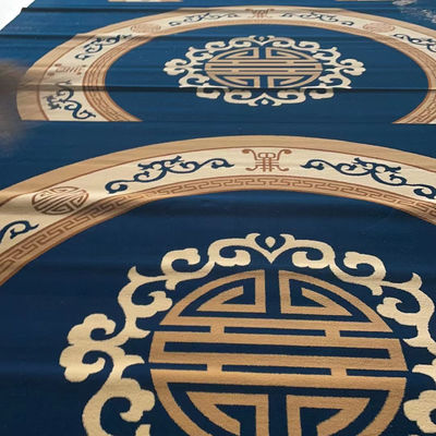 Rouleau de tapis de prière de mosquée en couleur personnalisée 3.66/4m*25m pour la prière murale à murale