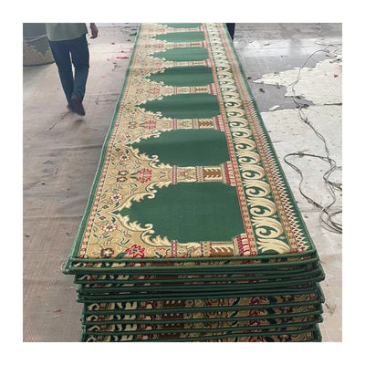 Carpet à moquette musulmane murale à murale pour l'église commerciale avec installation facile