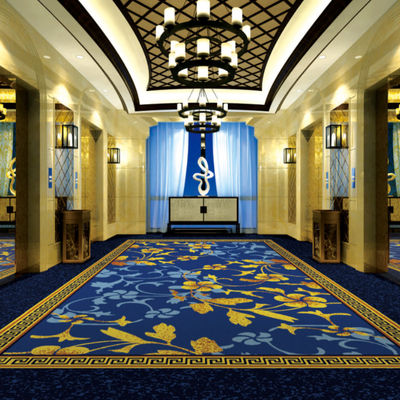 Style classique 80% laine 20% nylon tapis d'axe imprimé pour l'hôtel Broadloom