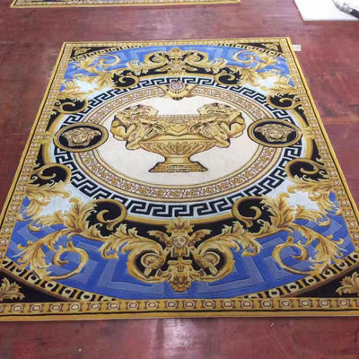Accepté OEM/ODM Taille personnalisée tapis tufté en tuile super doux et intérieur maison fait à la main