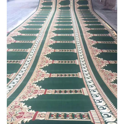 Imprimez le tapis de prière de la mosquée musulmane 4*25 rouleaux de motifs personnalisés pour la décoration de la mosquée