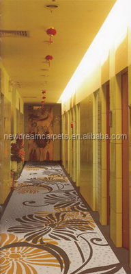Impression en nylon à 100% Tapis d'hôtel pour la salle de réception et la chambre à coucher en différentes couleurs