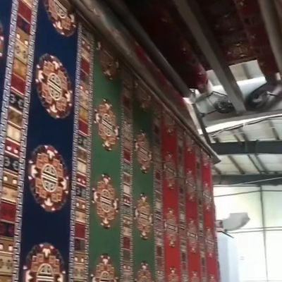 Jute ou PP Retour sur mesure Des motifs de prière de mosquée Tapis pour mosquée musulmane 4 * 25 rouleau