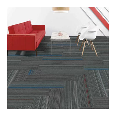 Tapeau de carrelage de bureau en nylon modulaire en PP pour tapis amovibles de luxe