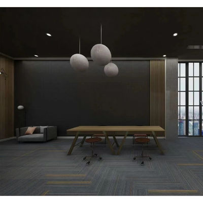 Tapeau de carrelage de bureau en nylon modulaire en PP pour tapis amovibles de luxe