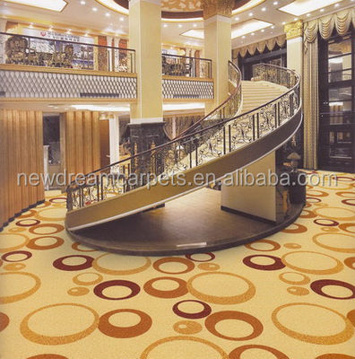 Carpet d'impression en nylon pour les bureaux et les murs d'hôtel crée une atmosphère luxueuse