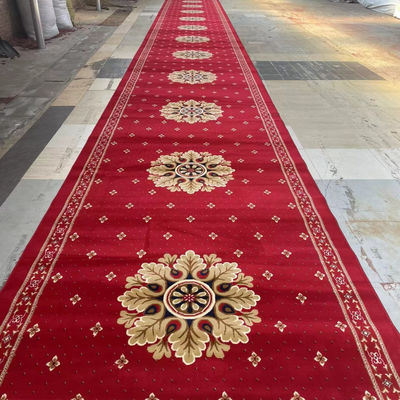 Tapis personnalisés Tapis de prière de mosquée pour mosquée 4*25 Rolls Modèles Axminster personnalisés